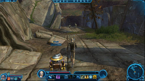 Defeat the first group, turn left and then left once more - Galactic History 11 (Matrix Shard) - Datacrons - Star Wars: The Old Republic Game Guide