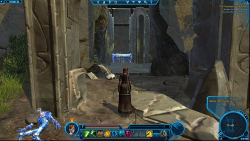 Access the South Terminal - (L06) The Footsteps of the Fallen - Jedi Consular - Star Wars: The Old Republic Game Guide