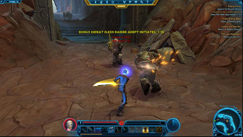 Confront the Flesh Raider Ravager Chieftain - (L06) Enemy Force - Jedi Knight - Star Wars: The Old Republic Game Guide