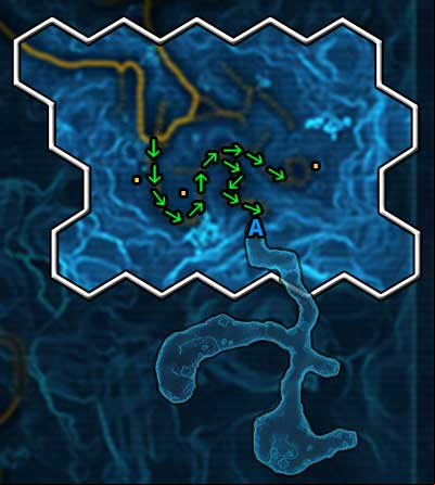 For discovering this location you will receive 262 XP - (11) Tythos Ridge - Places - Star Wars: The Old Republic Game Guide