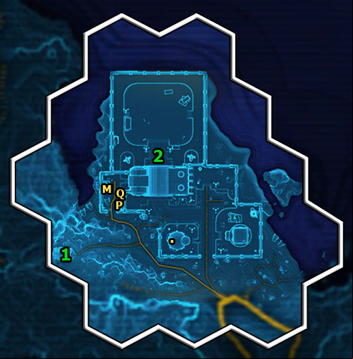 You dont get any XP for discovering the very first location - (01) Drelliad Village - Places - Star Wars: The Old Republic Game Guide