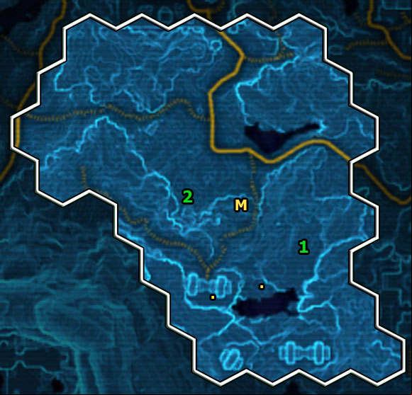 For discovering this location you will receive 260 XP - (07) Avilatan Badlands - Places - Star Wars: The Old Republic Game Guide