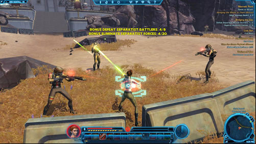 Speak to Wraith - (L07) Mannett Point - Trooper - Star Wars: The Old Republic Game Guide