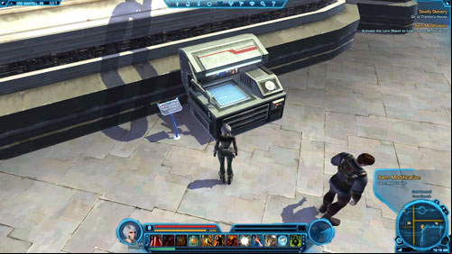 Its time to focus on the major mission objective, which is a long journey - (L06) Deadly Delivery - Smuggler - Star Wars: The Old Republic Game Guide