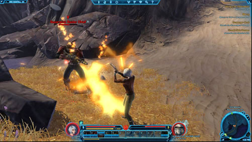 Destroy the Satellite Dish Relay - (L05) Unsafe Safe Houses - Ord Mantell - Star Wars: The Old Republic Game Guide