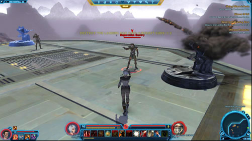 Return to Captain Xuss - (L09) Securing the Landing Zone - Ord Mantell - Star Wars: The Old Republic Game Guide