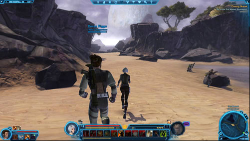 You can get to the top of the mountain from several places - Galactic History 12 (+2 Aim) - Datacrons - Star Wars: The Old Republic Game Guide