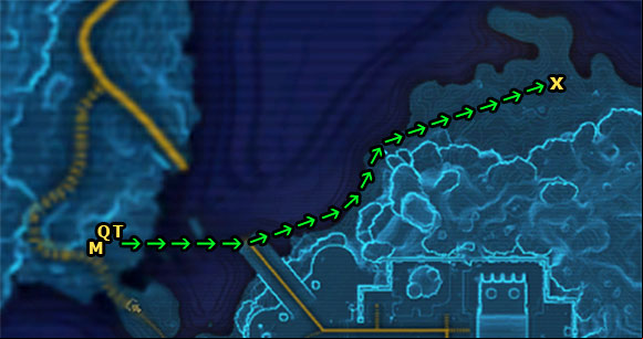 Starting area: Mannett Shore - Galactic History 14 (Matrix Shard) - Datacrons - Star Wars: The Old Republic Game Guide