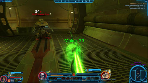 Once youve destroyed the droid, you can search a chest under the opposite wall - Galactic History 03 (Matrix Shard) - Datacrons - Star Wars: The Old Republic Game Guide