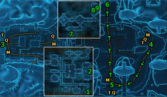 Take a taxi to the Lower Wilds - (L06) Slaying the Beast - Sith Warrior - Star Wars: The Old Republic Game Guide
