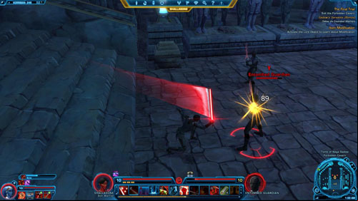 Exit the Forbidden Cavern - (L11) The Final Trial - Sith Warrior - Star Wars: The Old Republic Game Guide