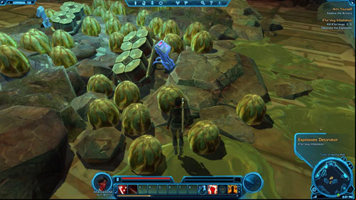Return to Sergeant Cormun - (L01) Klorslug Infestation - Korriban - Star Wars: The Old Republic Game Guide