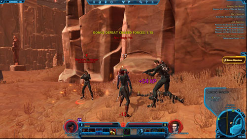 Recover the South Code Cylinder - (L07) Lost Supplies - Korriban - Star Wars: The Old Republic Game Guide