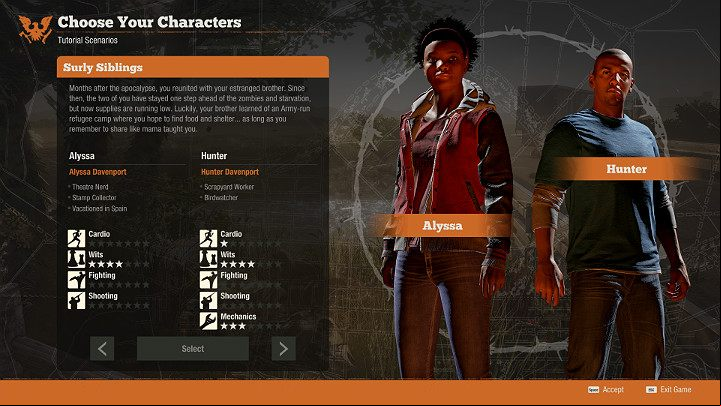 Alyssa and Hunter are another safe choice - Which heroes should I choose? | State of Decay 2 - Basic tips | State of Decay 2 - State of Decay 2 Game Guide