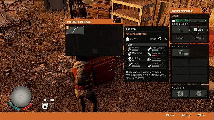 While moving around the camp your weapon will be destroyed so you will be forced to look for another weapon - Welcome to Camp Osprey | Walkthrough of initial missions | State of Decay 2 - Walkthrough of initial missions - State of Decay 2 Game Guide