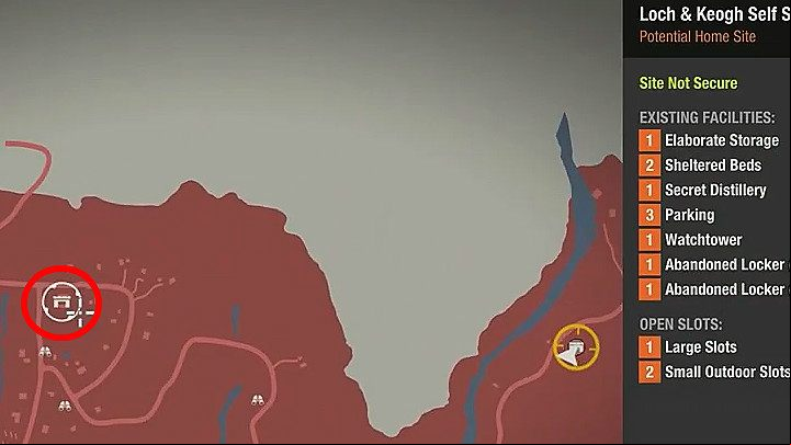 Loch & Keogh Self Storage is another very good place to set up your base - Cascade Hills | Bases | State of Decay 2 - State of Decay 2 bases - State of Decay 2 Game Guide