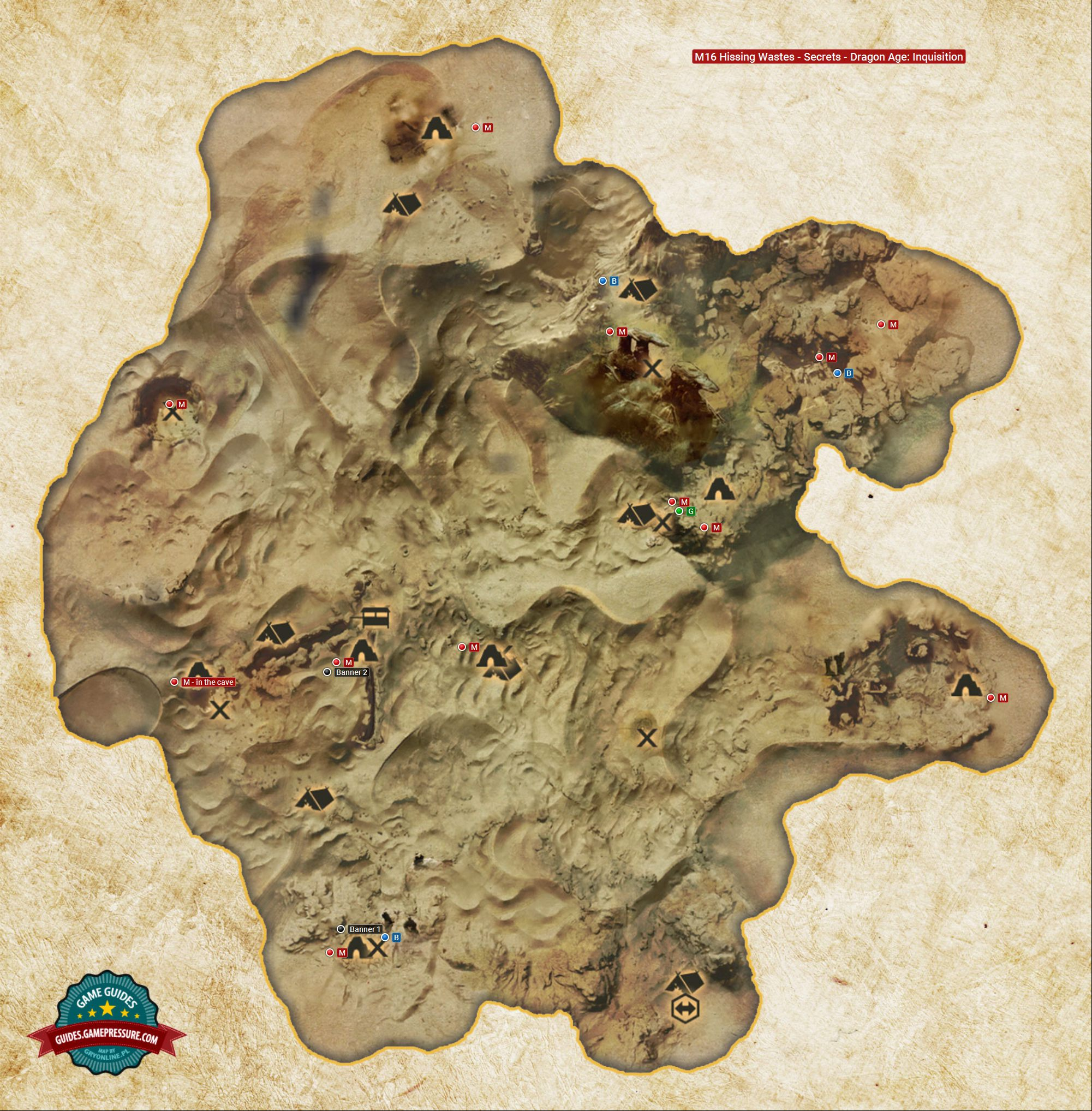 M16 Hissing Wastes - Secrets - Dragon Age: Inquisition M16 Hissing Wastes - Secrets - Dragon Age: Inquisition