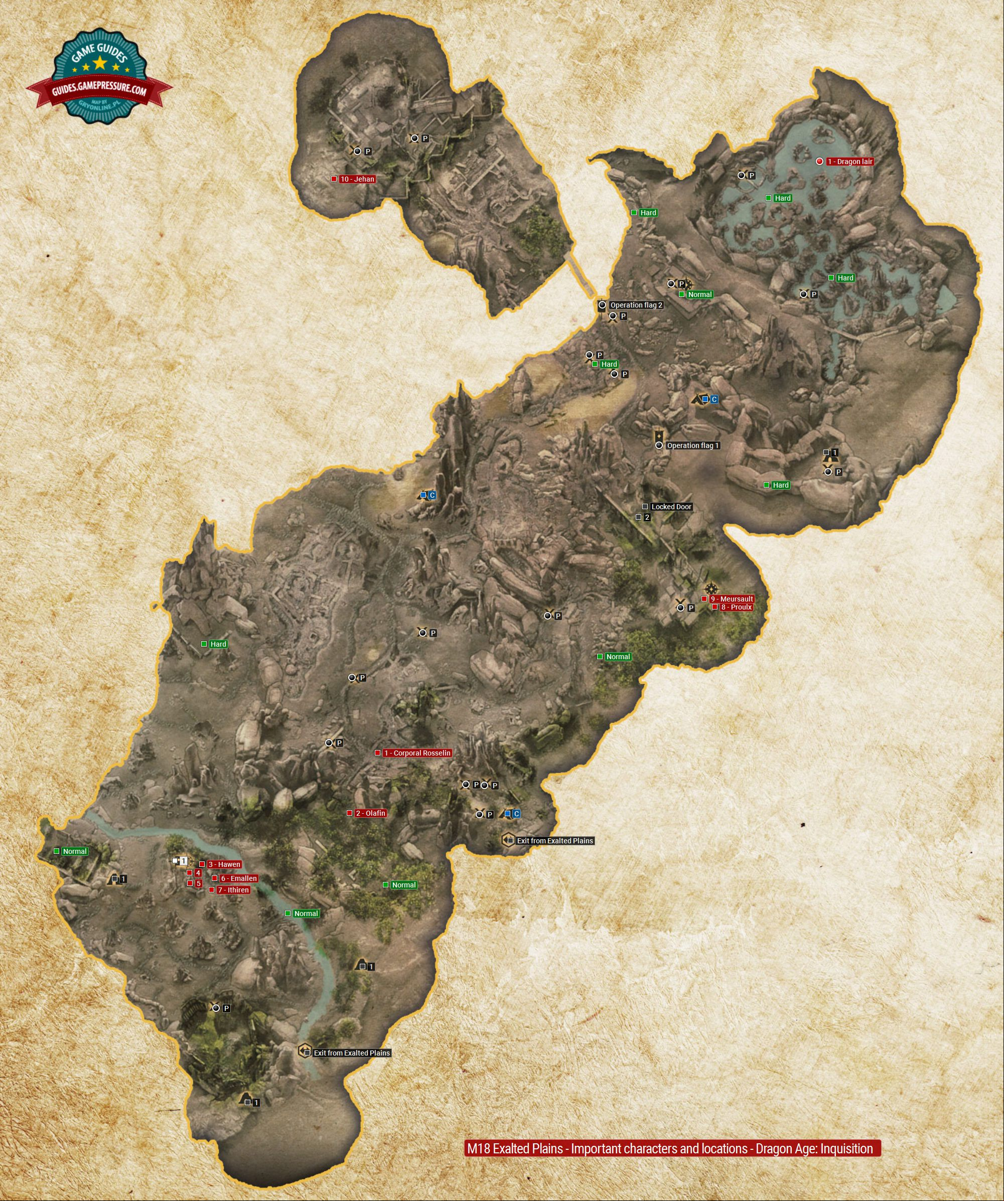 M18 Exalted Plains - Important characters and locations - Dragon Age: Inquisition M18 Exalted Plains - Important characters and locations - Dragon Age: Inquisition