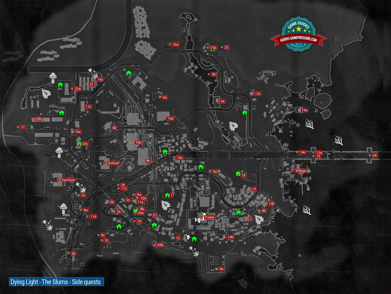 Dying Light - The Slums - Side quests Dying Light - The Slums - Side quests