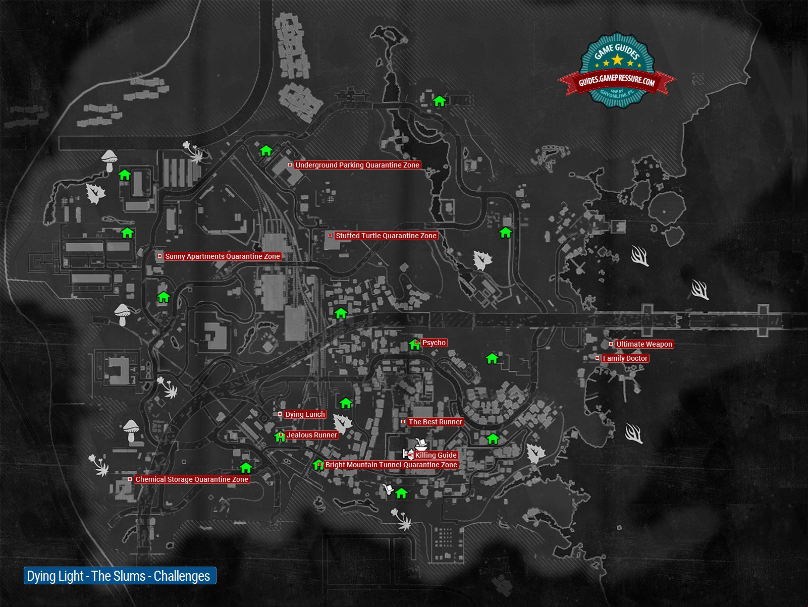Dying Light - The Slums - Challenges Dying Light - The Slums - Challenges