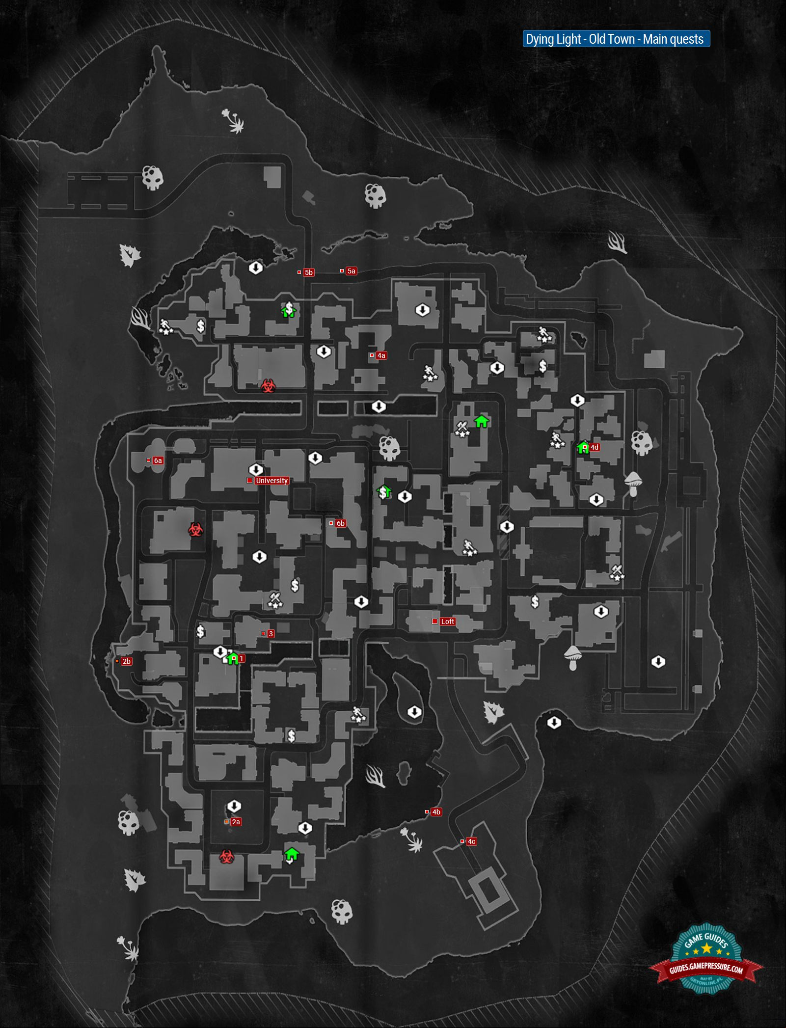 Dying Light - Old Town - Main quests Dying Light - Old Town - Main quests