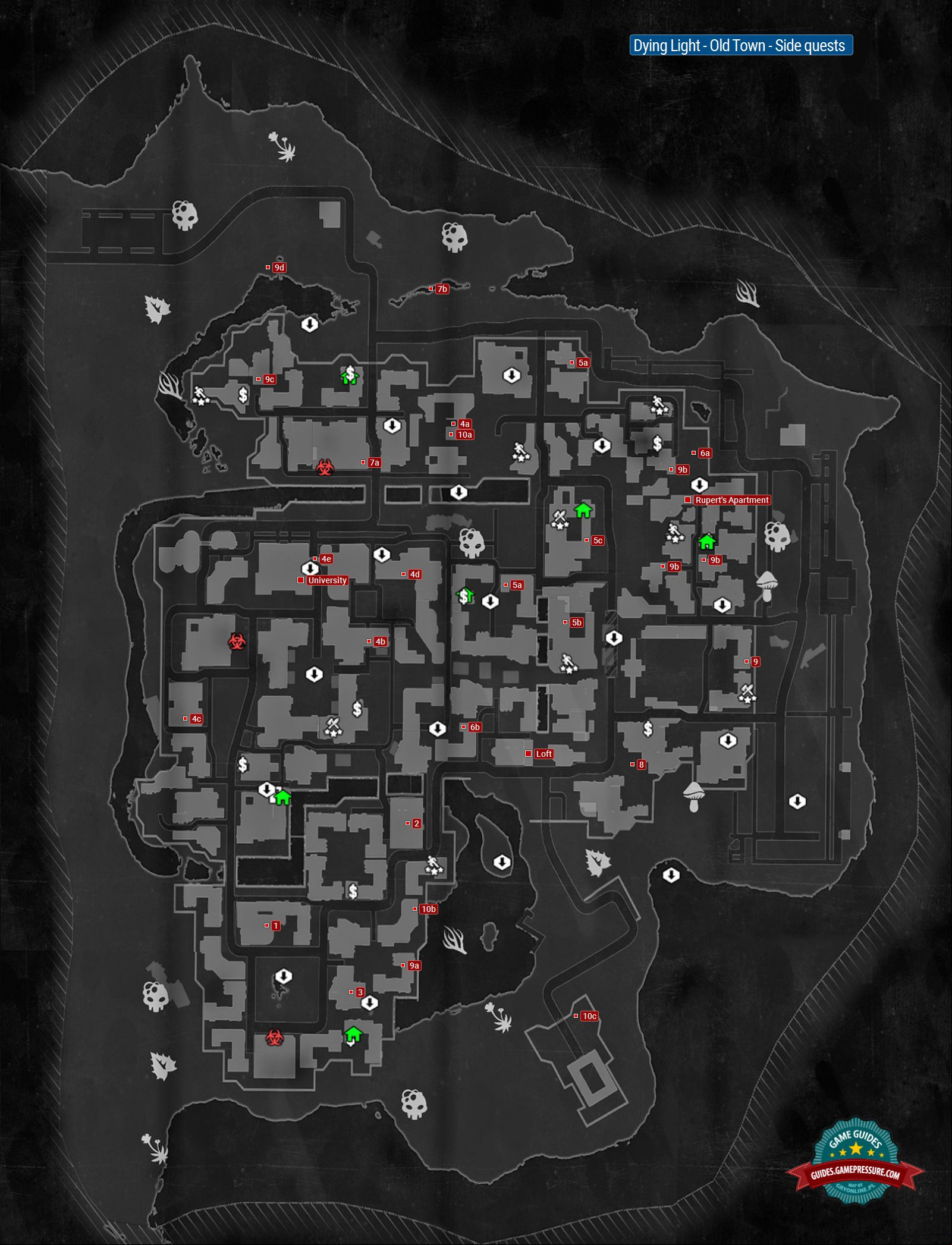Dying Light - Old Town - Side quests Dying Light - Old Town - Side quests
