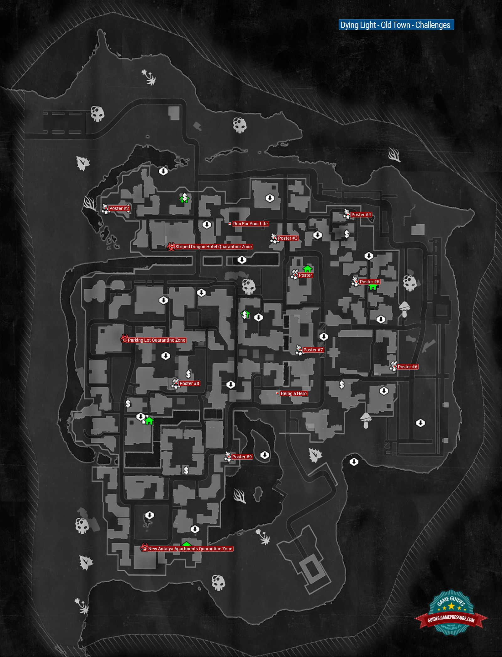 Dying Light - Old Town - Challenges Dying Light - Old Town - Challenges