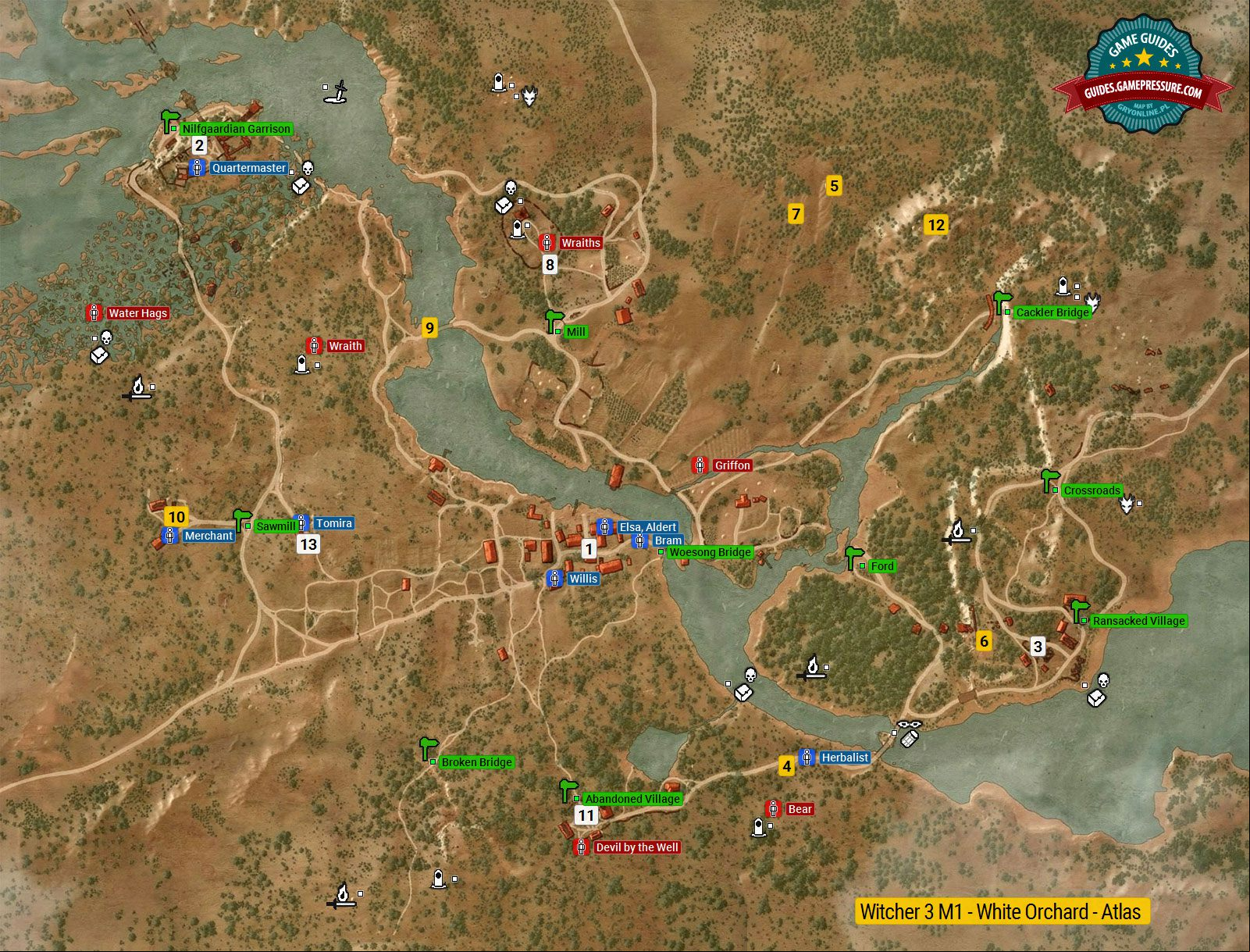 Witcher 3 M1 - White Orchard - Atlas Witcher 3 M1 - White Orchard - Atlas