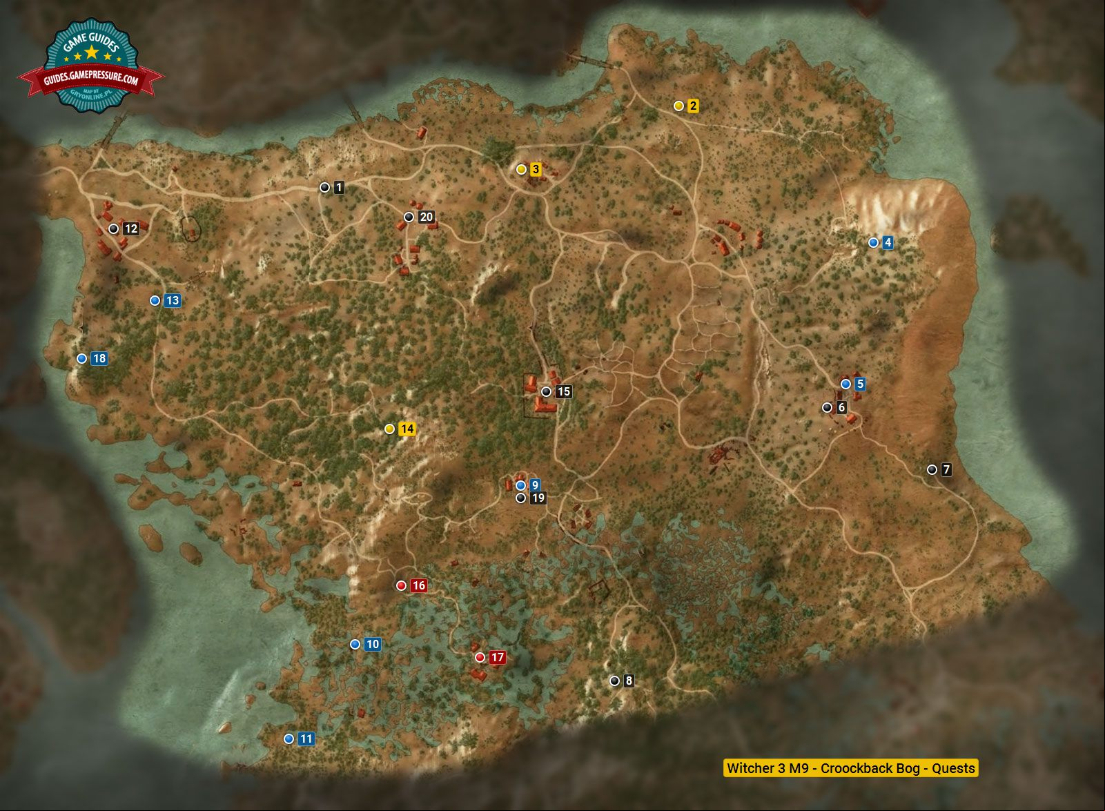Witcher 3 M9 - Croockback Bog - Quests Witcher 3 M9 - Croockback Bog - Quests