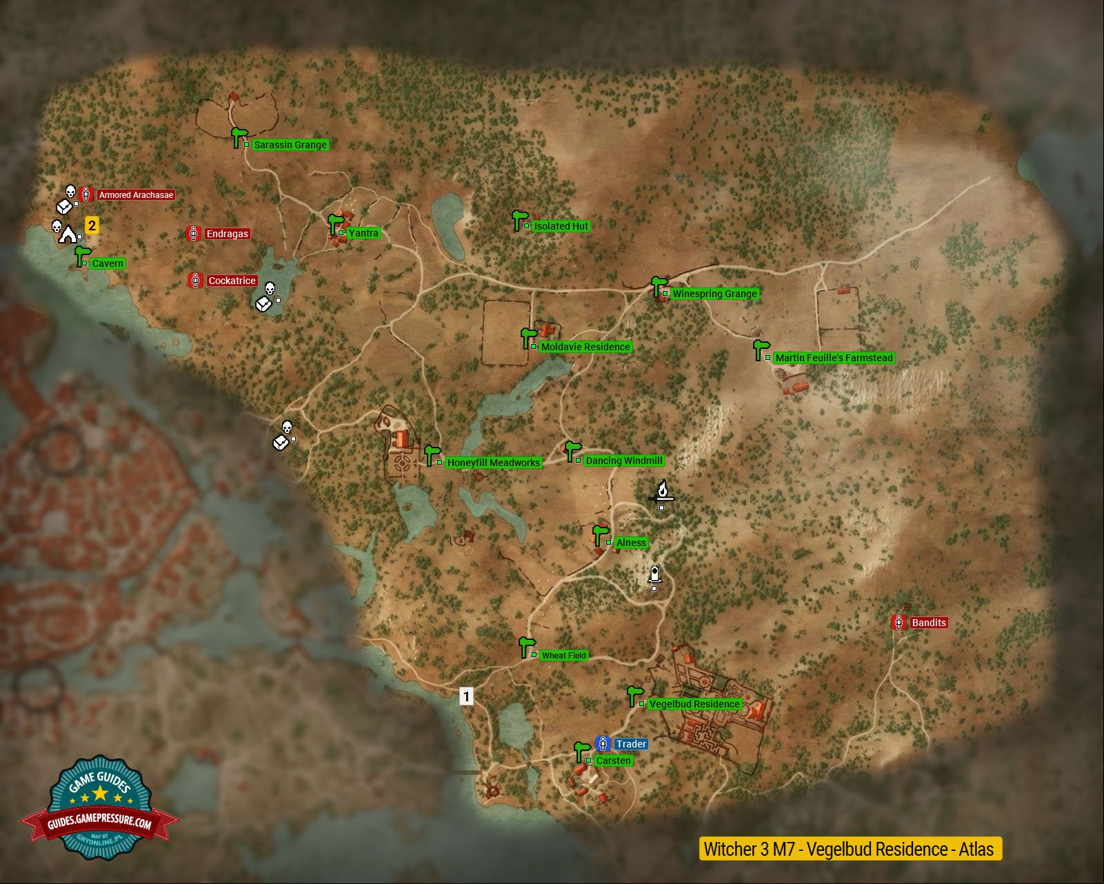 Witcher 3 M7 - Vegelbud Residence - Atlas Witcher 3 M7 - Vegelbud Residence - Atlas