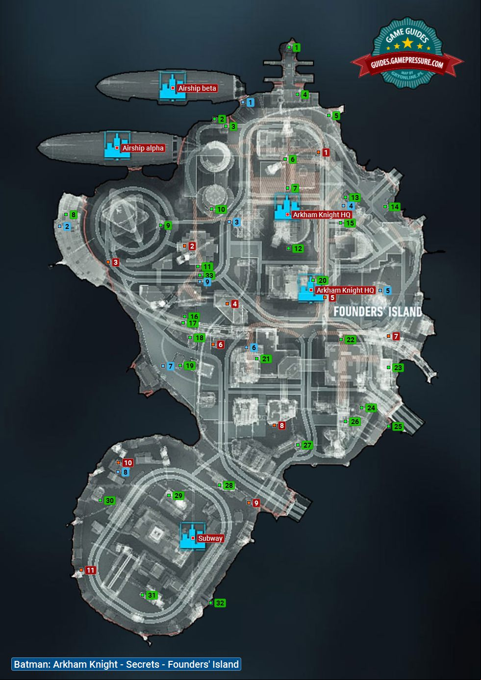 Batman: Arkham Knight - Secrets - Founders' Island Batman: Arkham Knight - Secrets - Founders' Island