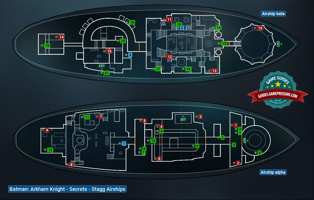 Batman: Arkham Knight - Secrets - Stagg Airships Batman: Arkham Knight - Secrets - Stagg Airships