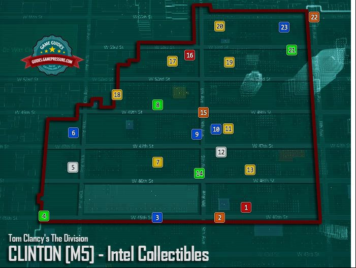 Tom Clancy's The Division - Clinton M5 - Intel Collectibles Tom Clancy's The Division - Clinton M5 - Intel Collectibles