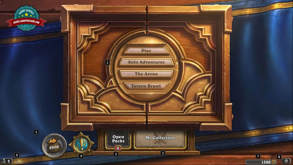 Hearthstone - Main menu Hearthstone - Main menu