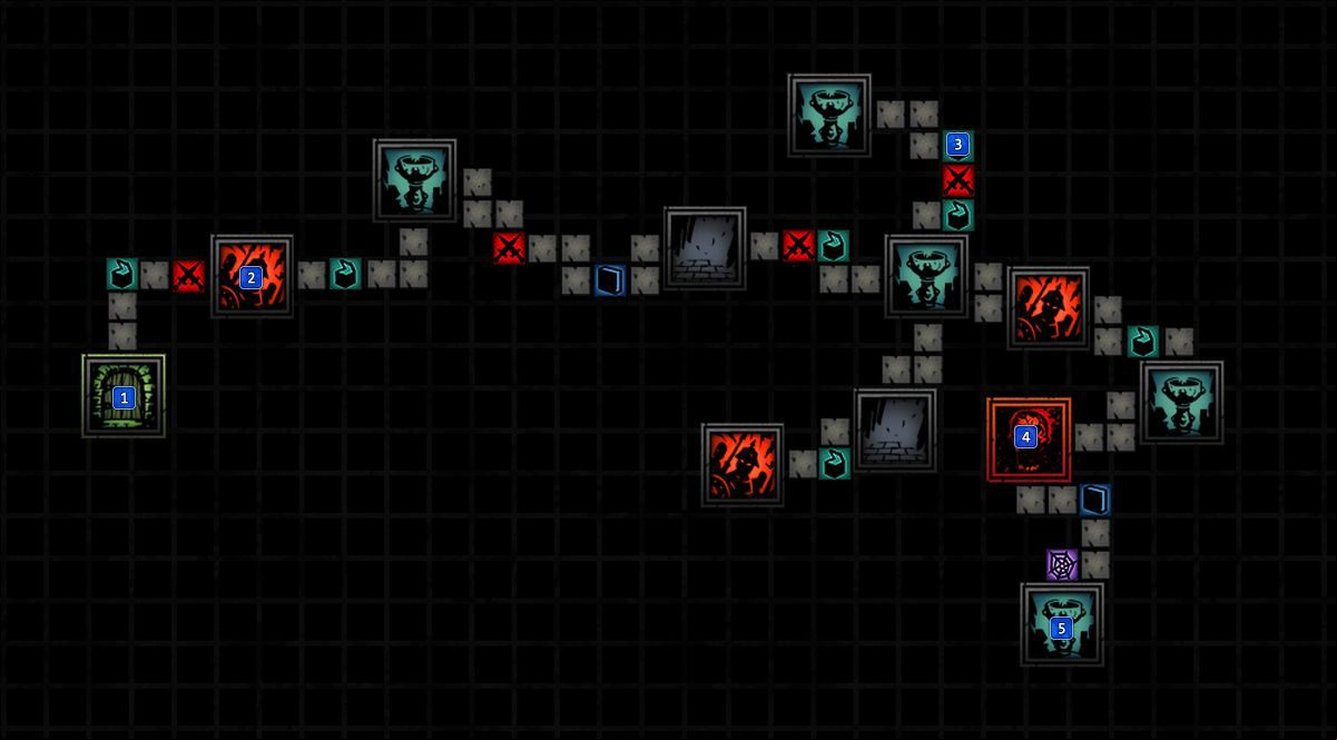 Darkest Dungeon: The Crimson Court - mission 1 map (Burn the Hives) Darkest Dungeon: The Crimson Court - mission 1 map (Burn the Hives)