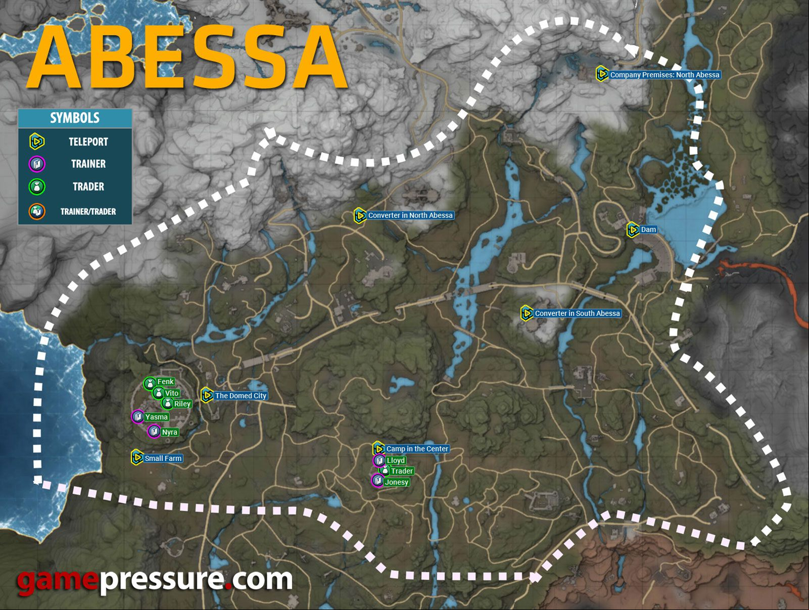 Elex - Atlas - Map of Abessa Elex - Atlas - Map of Abessa