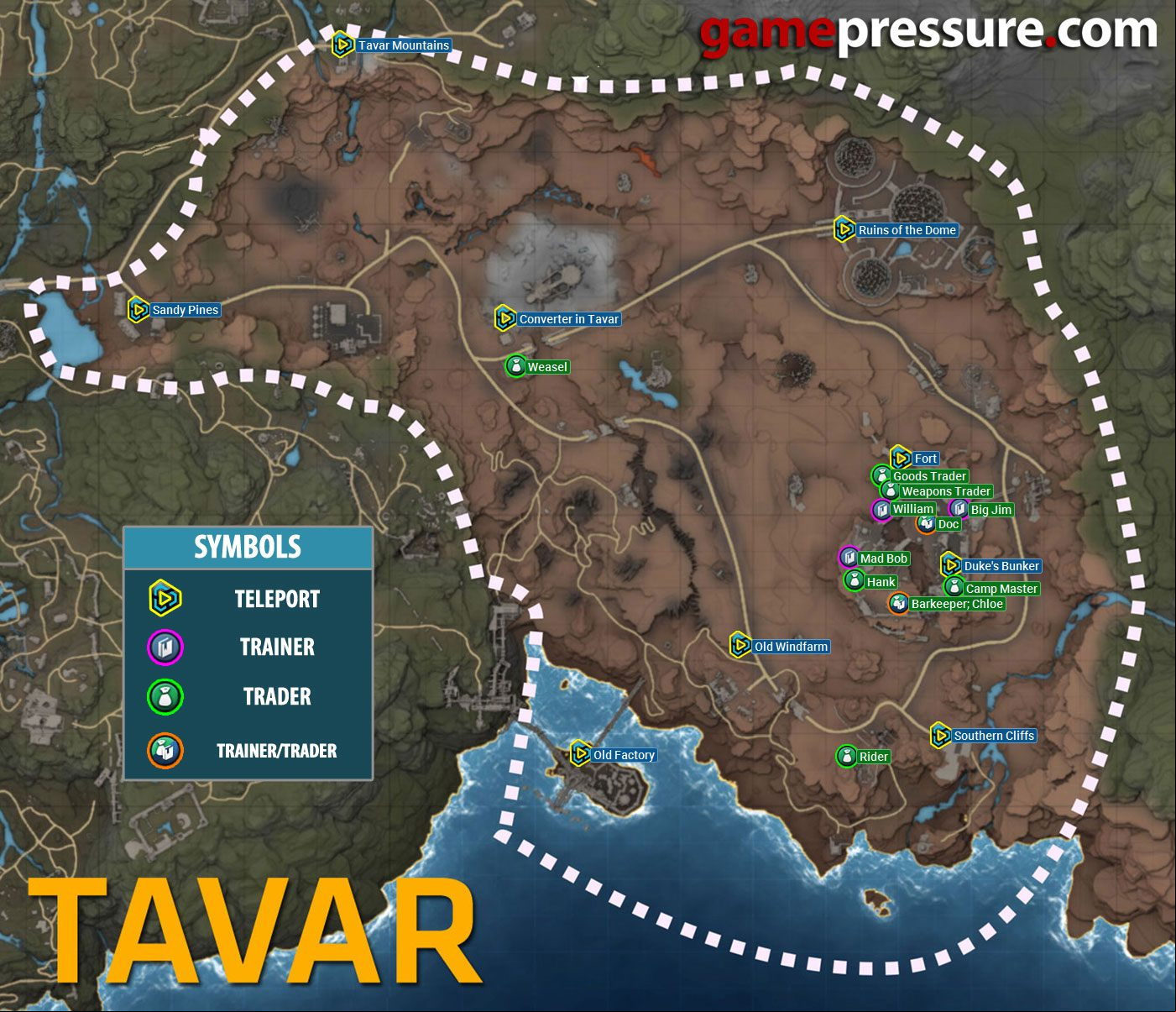 Elex - Atlas - Map of Tavar Elex - Atlas - Map of Tavar
