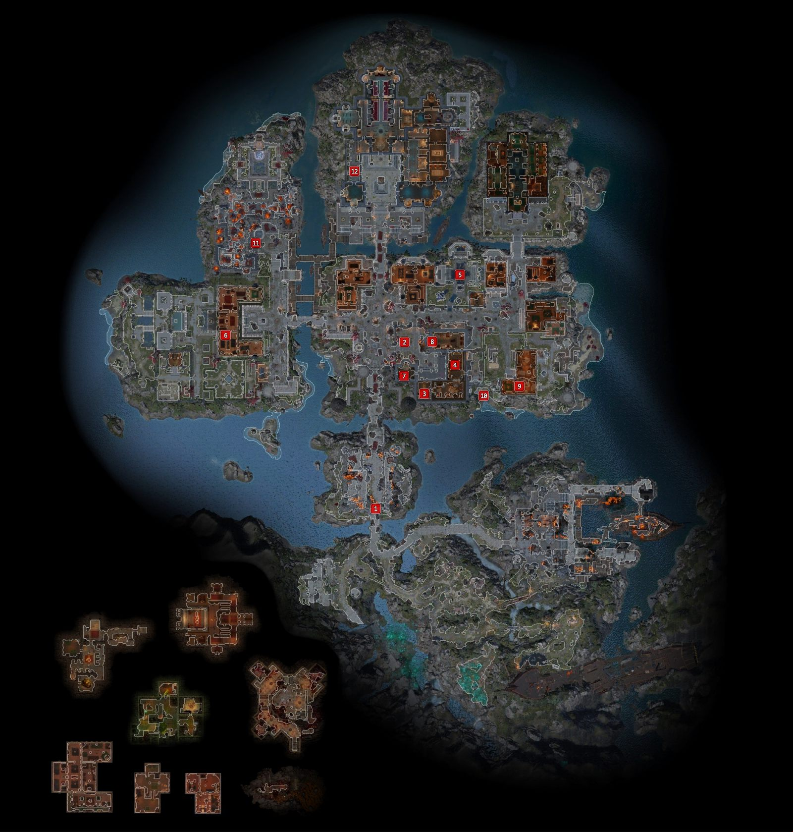 Arx - map of all quests and questgivers in Arx Arx - map of all quests and questgivers in Arx