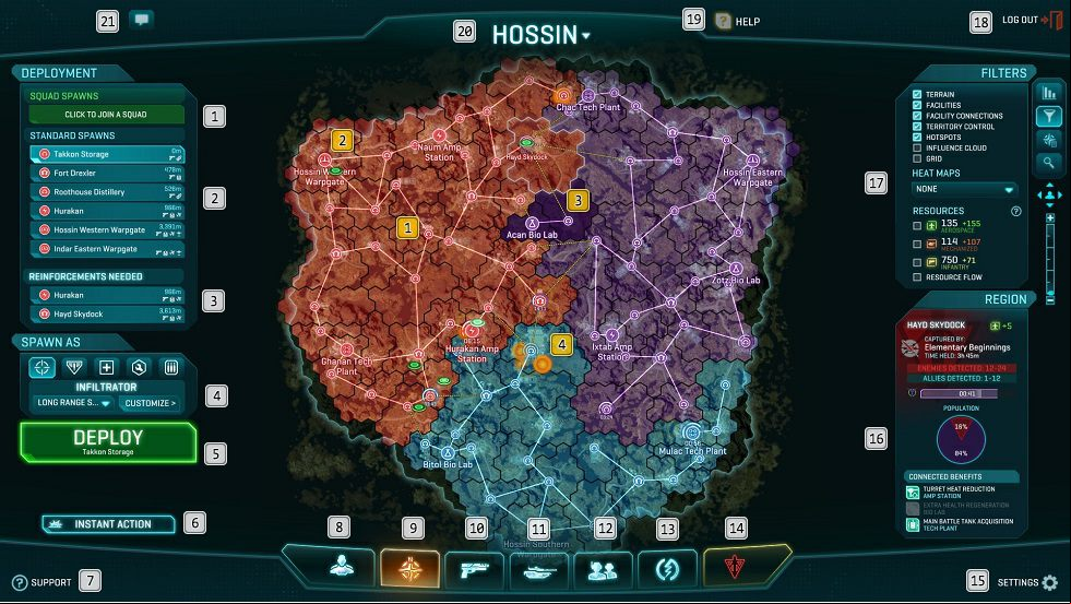 World Map - PlanetSide 2 World Map - PlanetSide 2