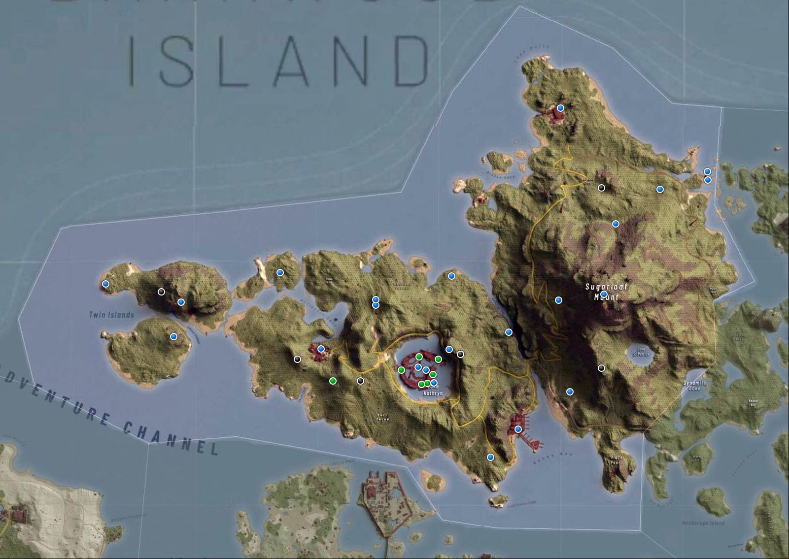 Ghost Recon Breakpoint - Cape North map Ghost Recon Breakpoint - Cape North map