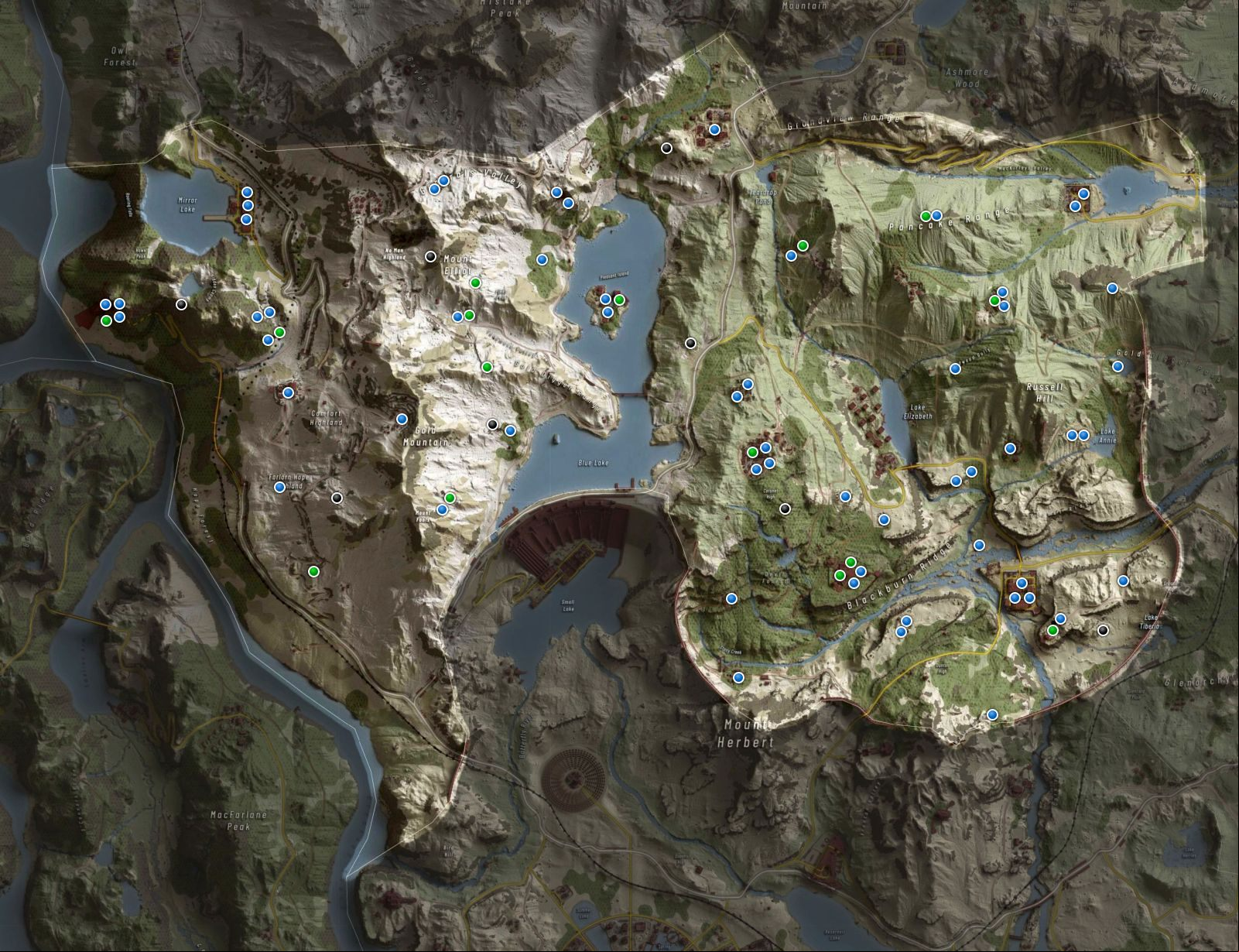 Ghost Recon Breakpoint - Restricted Area 01 map Ghost Recon Breakpoint - Restricted Area 01 map