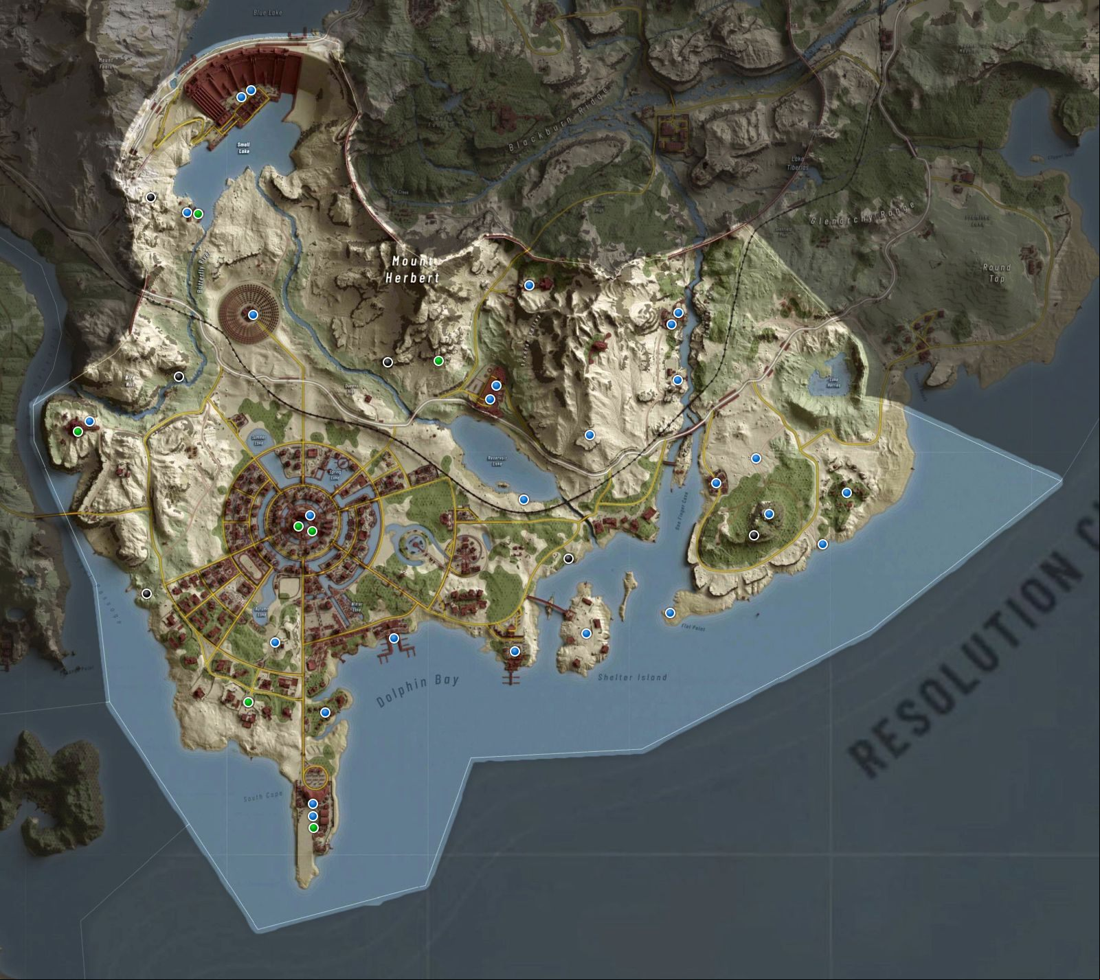 Ghost Recon Breakpoint - Liberty map Ghost Recon Breakpoint - Liberty map