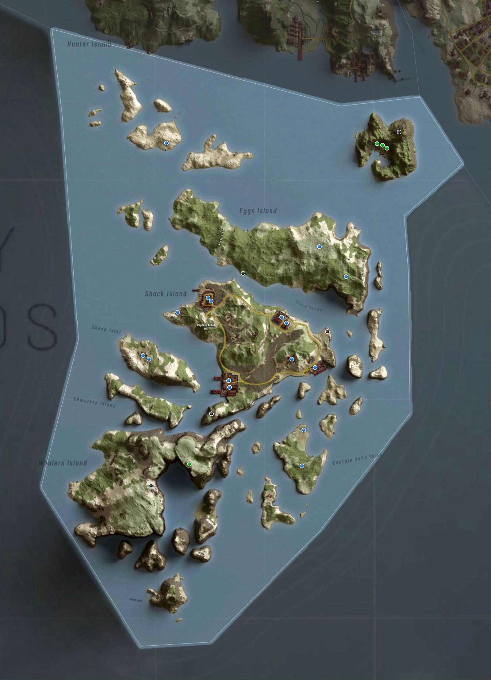 Ghost Recon Breakpoint - Windy Islands map Ghost Recon Breakpoint - Windy Islands map