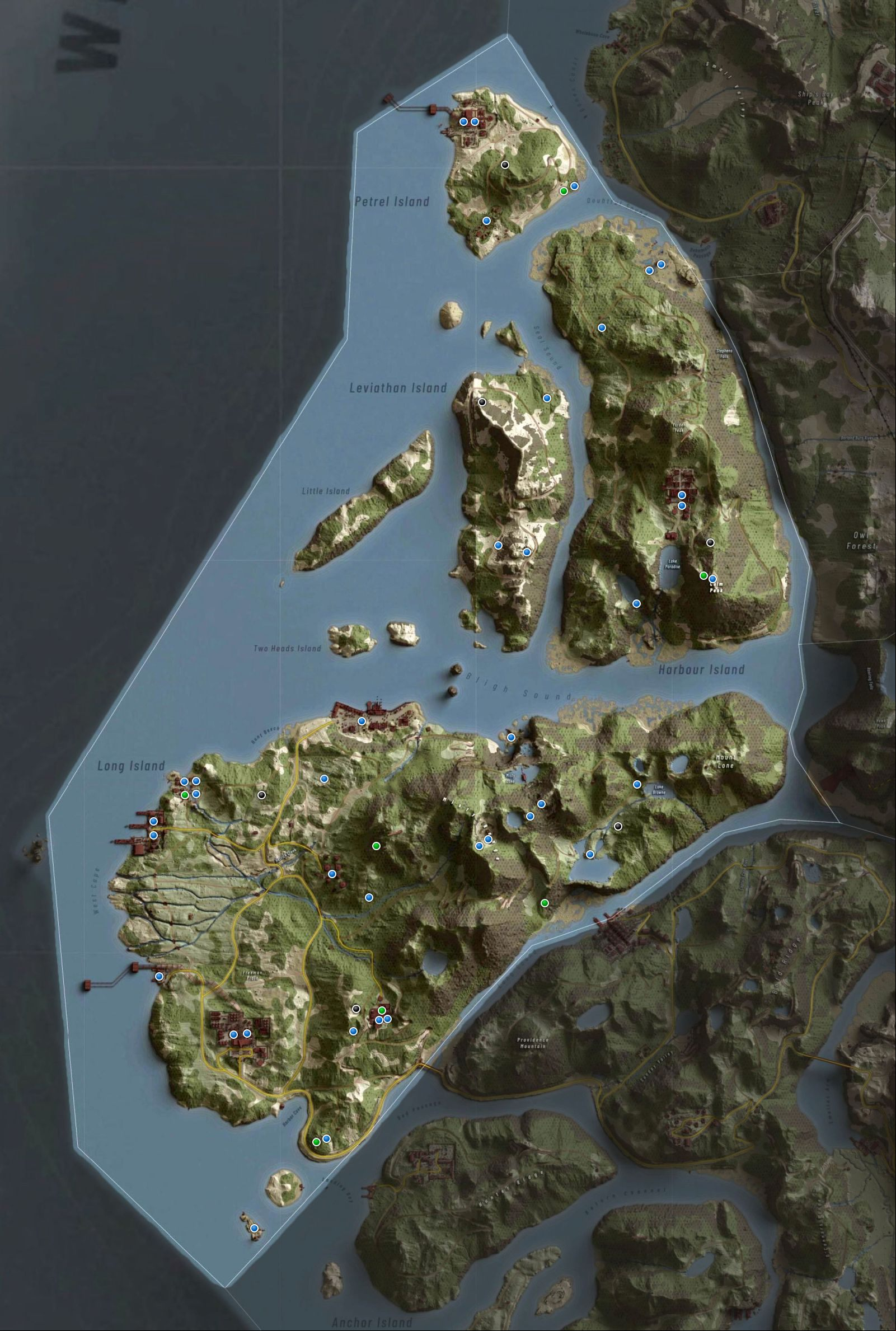 Ghost Recon Breakpoint - Channels map Ghost Recon Breakpoint - Channels map