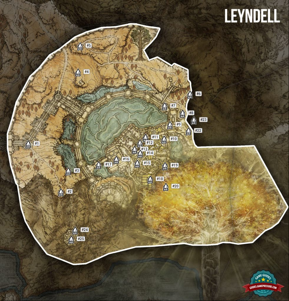 Elden Ring Map - Leyndell Elden Ring Map - Leyndell