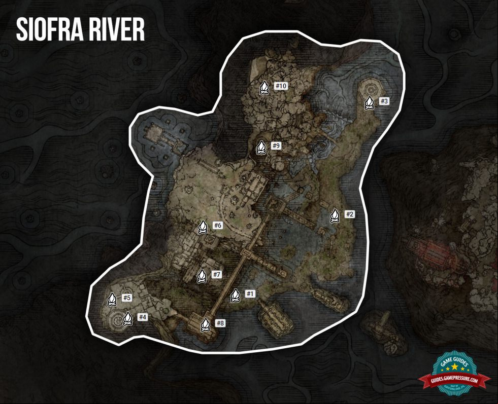 Elden Ring Map - Siofra River Elden Ring Map - Siofra River