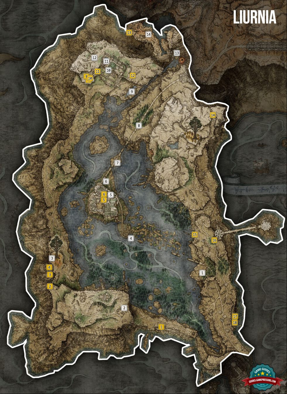 Elden Ring - Liurnia of the Lakes - Ashes Elden Ring - Liurnia of the Lakes - Ashes