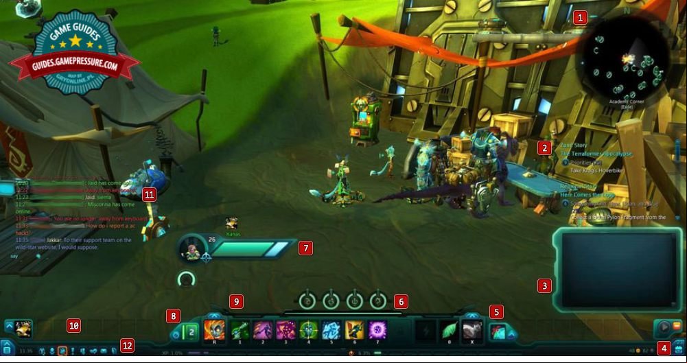 Wildstar - Interface Wildstar - Interface