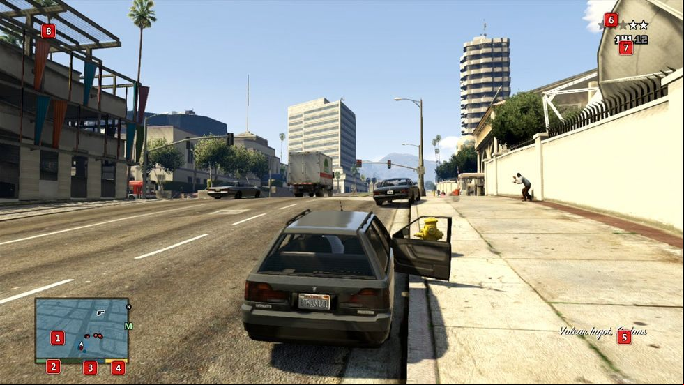 GTA V - Interface GTA V - Interface