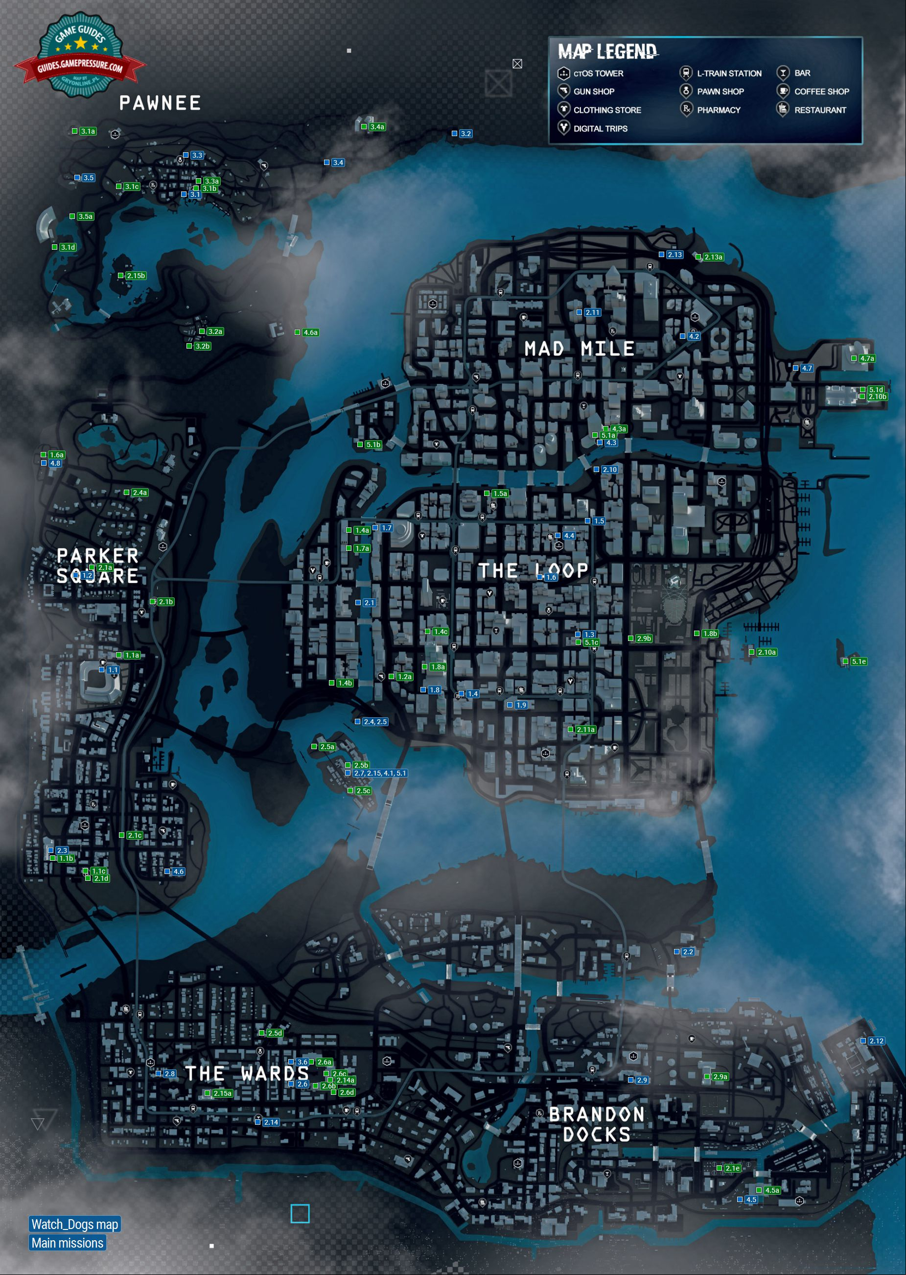 Watch_Dogs - Main missions Watch_Dogs - Main missions